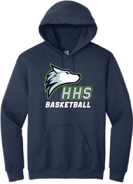 HHS Huskies Basketball Hoodie